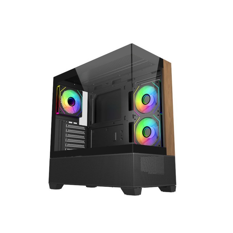 COOLER MASTER Elite 690 Wood Black 
