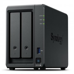 Synology DiskStation DS725+ serveur de stockage NAS Ryzen Embedded R1600 4 Go DDR4 0 To Noir 