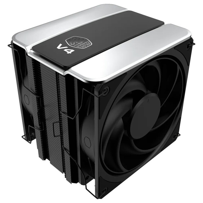 Cooler Master V4 Alpha 3DHP Black Processeur Refroidisseur d’air 12 cm Noir 1 pièce(s) 