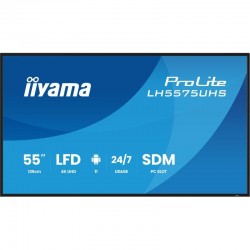 iiyama LH5575UHS-B2AG Écran d’affichage dynamique Écran plat de signalisation numérique 138,7 cm (54.6") LCD Wifi 500 cd/m² 