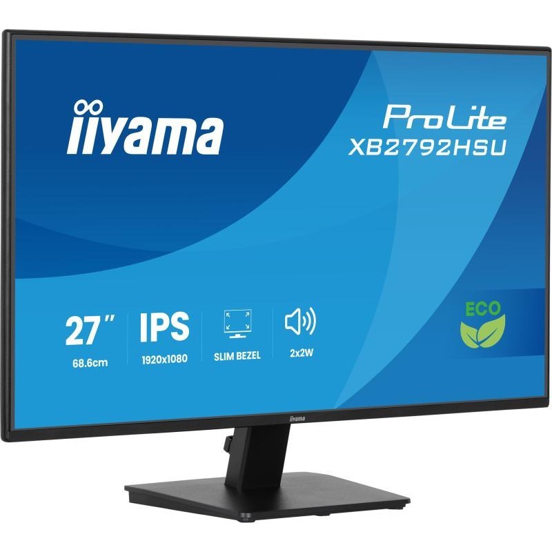 iiyama ProLite X2792HSU-B1 écran plat de PC 68,6 cm (27") 1920 x 1080 pixels Full HD LED Noir 