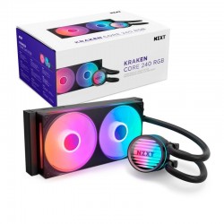 NZXT Kraken Core 240 RGB Processeur Kit de refroidissement du liquide 12 cm Noir 1 pièce(s) 