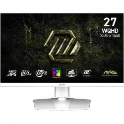 MSI MAG 274QRFW E20 écran plat de PC 68,6 cm (27") 2560 x 1440 pixels Wide Quad HD LCD Blanc 