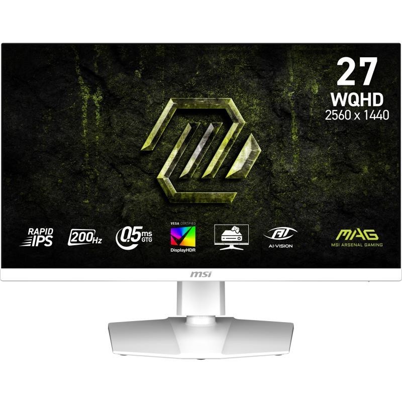 MSI MAG 274QRFW E20 écran plat de PC 68,6 cm (27") 2560 x 1440 pixels Wide Quad HD LCD Blanc 