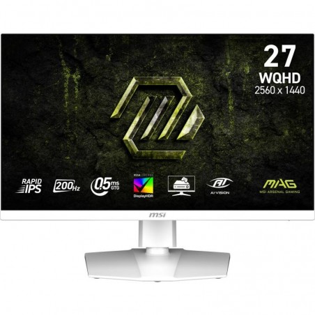 MSI MAG 274QRFW E20 écran plat de PC 68,6 cm (27") 2560 x 1440 pixels Wide Quad HD LCD Blanc 