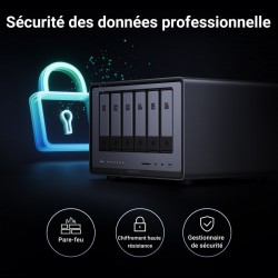 Ugreen DXP6800 Pro NAS Bureau Intel® Core? i5 8 Go DDR5 Gris, Noir 