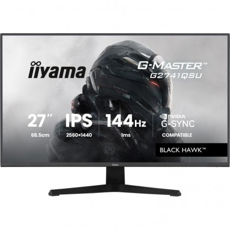 iiyama G-MASTER G2741QSU-B1 écran plat de PC 68,6 cm (27") 2560 x 1440 pixels 4K Ultra HD QLED Noir 