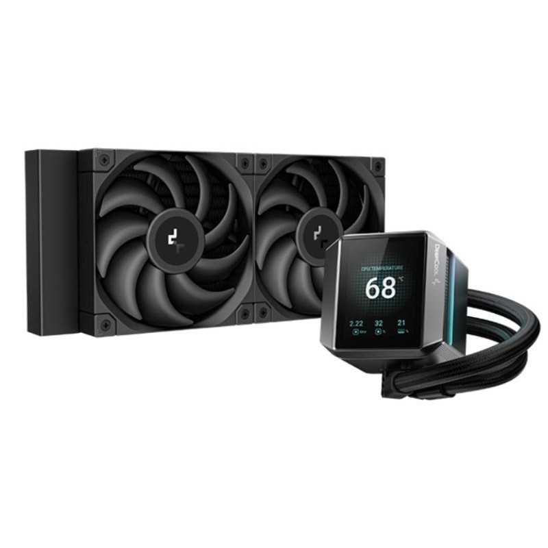 DeepCool MYSTIQUE 240 Processeur Refroidisseur de liquide tout-en-un 12 cm Noir 1 pièce(s) 