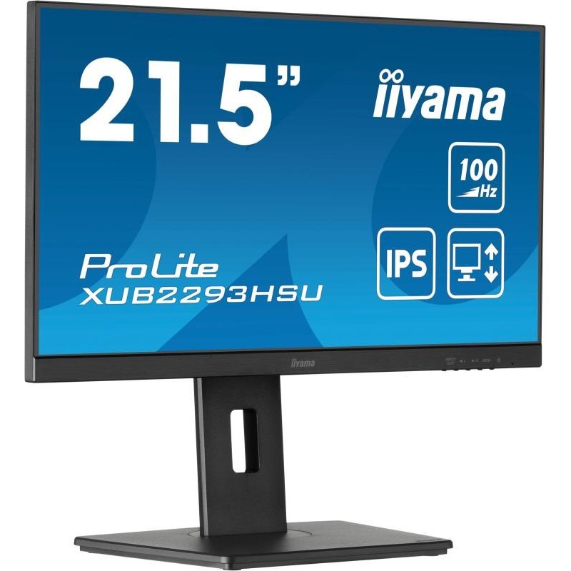 iiyama ProLite XUB2293HSU-B7 écran plat de PC 54,6 cm (21.5") 1920 x 1080 pixels Full HD LED Noir 