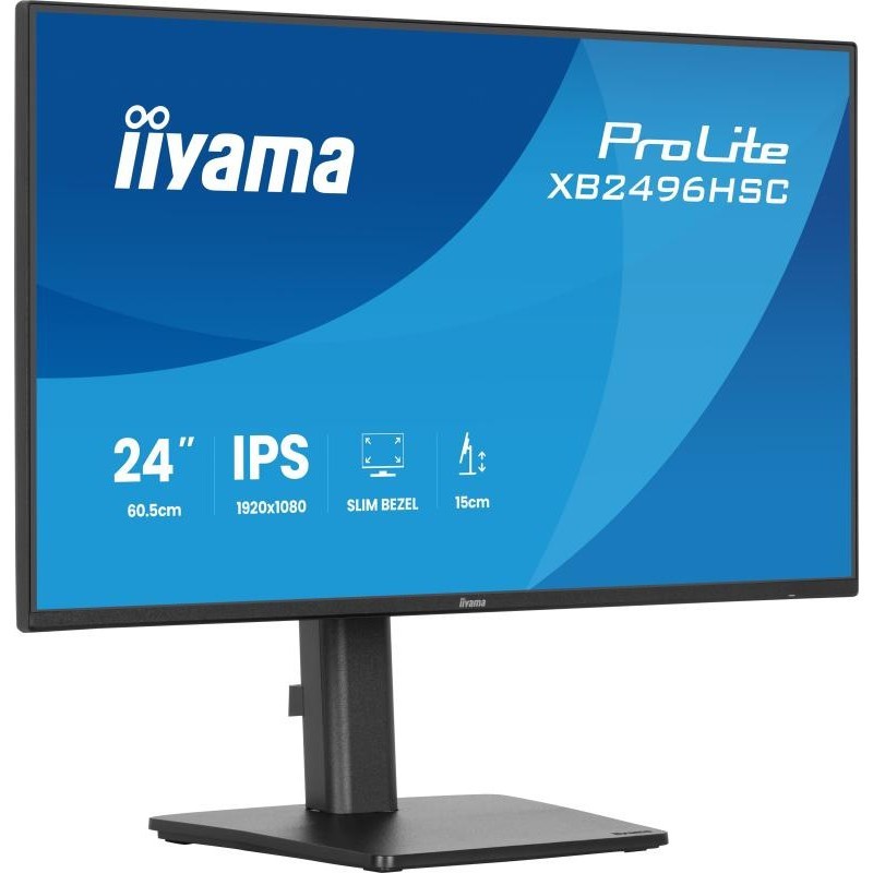 iiyama ProLite XB2496HSC-B1 écran plat de PC 60,5 cm (23.8") 1920 x 1080 pixels Full HD LED Noir 