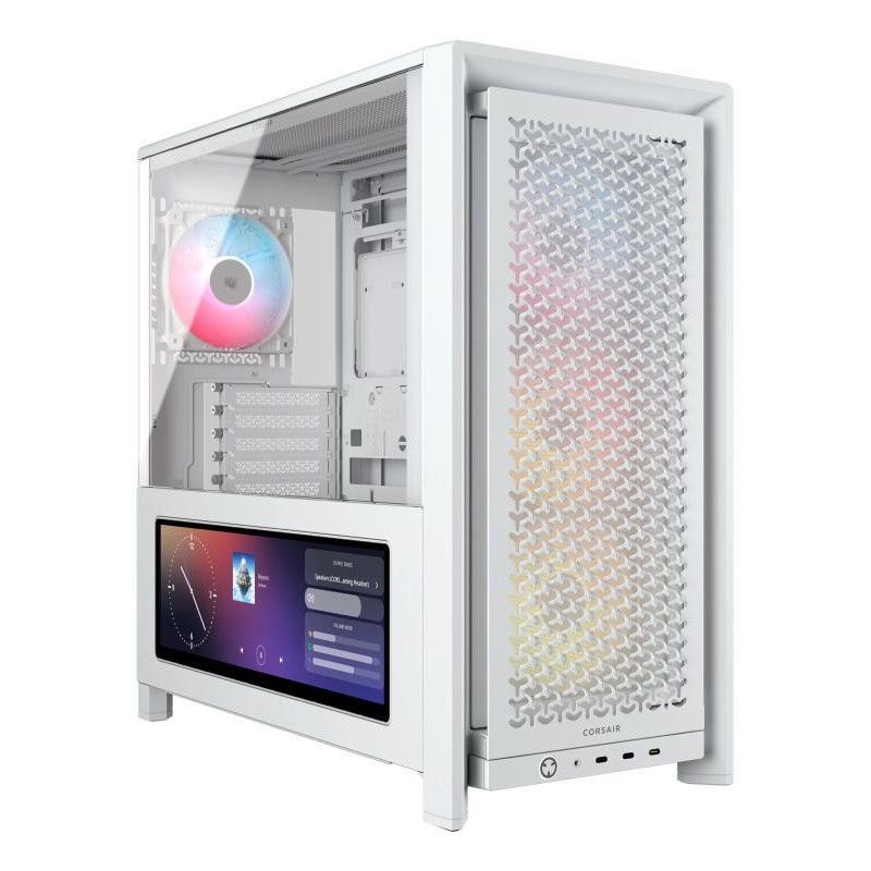 CORSAIR FRAME 4000D LCD RS ARGB, White 