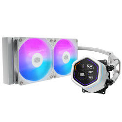 Cooler Master MasterLiquid Core Nex Digital Processeur Refroidisseur de liquide tout-en-un 12 cm Noir 1 pièce(s) 