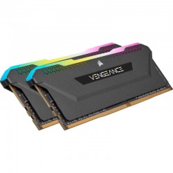 CORSAIR VENGEANCE RGB PRO SL 32GO DDR4 3200 CL16 ( 2x16GO) NOIR 