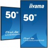 iiyama LH5060UHS-B1AG Écran d’affichage dynamique Carte A numérique 125,7 cm (49.5") LED Wifi 500 cd/m² 4K Ultra HD Noir 