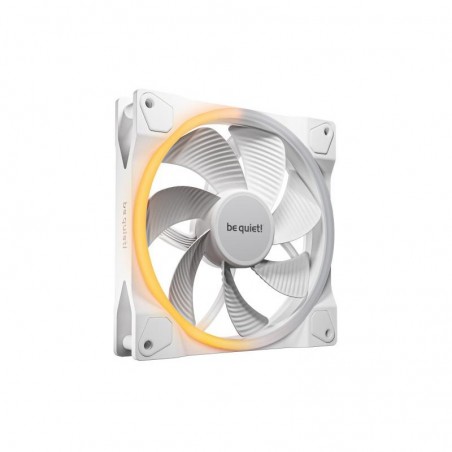 be quiet! Light Wings 140 mm PWM Reverse White | Ventilateur PC ARGB reverse blanc 