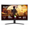 AOC G4 C32G42ZE écran plat de PC 80 cm (31.5") 1920 x 1080 pixels Full HD LED Noir, Rouge 