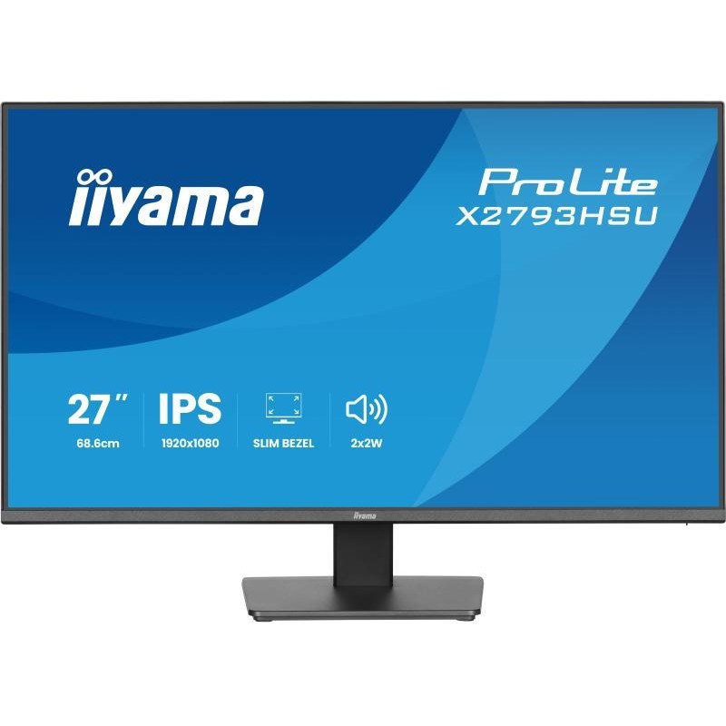 iiyama ProLite X2793HSU-B1 écran plat de PC 68,6 cm (27") 1920 x 1080 pixels Full HD LED Noir 