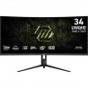 MSI MAG 342CQRF E20 écran plat de PC 86,4 cm (34") 3440 x 1440 pixels UltraWide Quad HD LCD Noir 