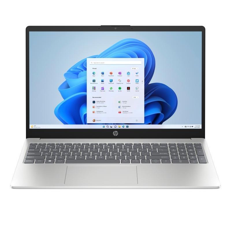 HP 15-fd0011nf Intel Core 7 150U Ordinateur portable 39,6 cm (15.6") Full HD 16 Go DDR5-SDRAM 512 Go SSD Wi-Fi 6 (802.11ax) 