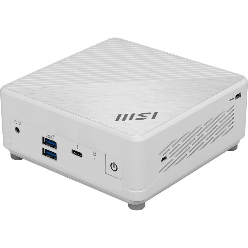 MSI Cubi 5 1M-614EU Intel Core 3 100U 8 Go DDR5-SDRAM 512 Go SSD Windows 11 Home Mini PC Blanc 