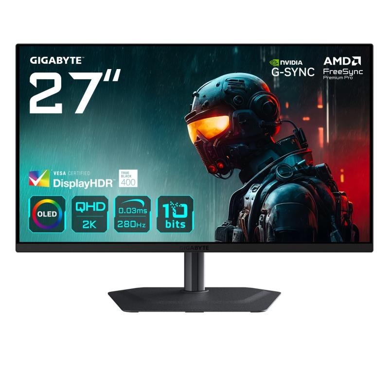 GIGABYTE MO27Q2A Moniteur de jeu OLED 2K QHD 27" 