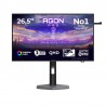 AOC AGON PRO AGP277QKDC écran plat de PC 67,3 cm (26.5") 2560 x 1440 pixels Quad HD OLED Gris 