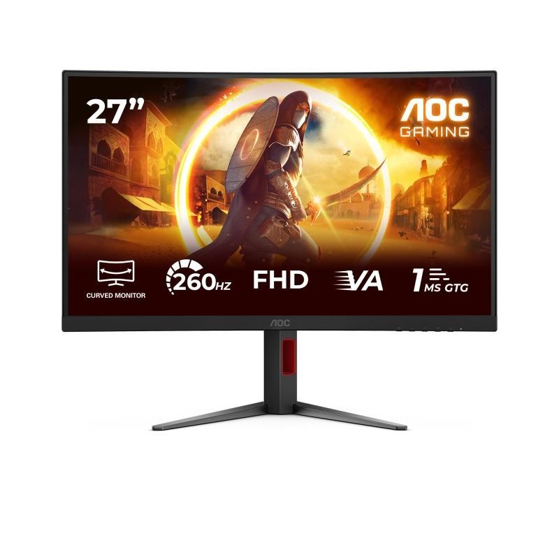 AOC G4 C27G4Z2 écran plat de PC 68,6 cm (27") 1920 x 1080 pixels Full HD LCD Noir, Rouge 