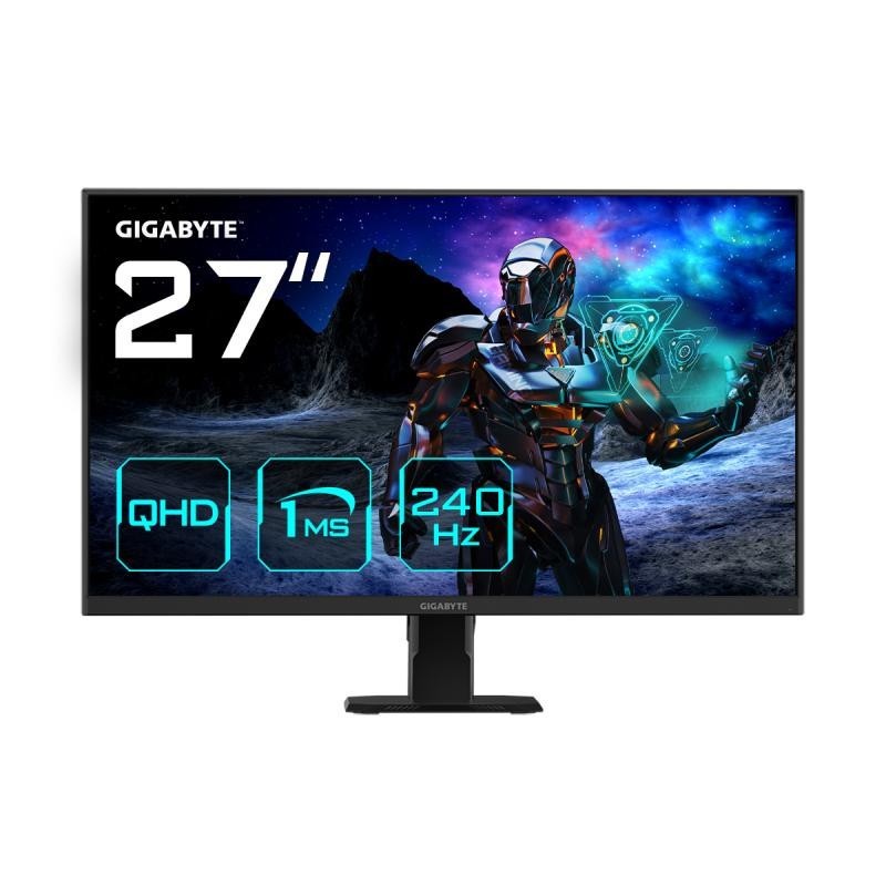 GIGABYTE GS27Q X Écran gaming 27" QHD - 2560 x 1440, 240Hz, 1ms, 300 cd/m², FreeSync Premium Pro, HDR Ready, HDMI 2.0 