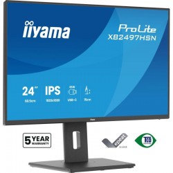 iiyama ProLite XB2497HSN-B1 écran plat de PC 60,5 cm (23.8") 1920 x 1080 pixels Full HD LED Noir 