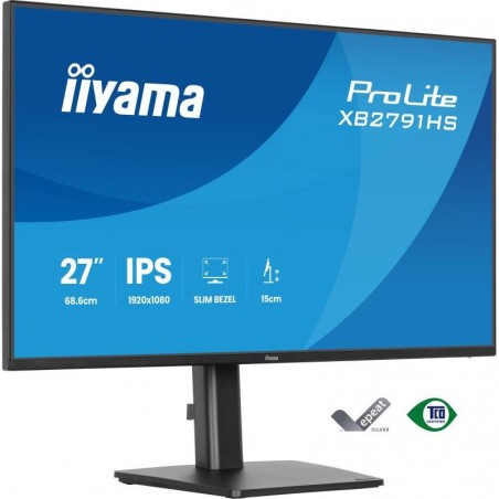 iiyama ProLite XB2791HS-B1 écran plat de PC 68,6 cm (27") 1920 x 1080 pixels Full HD LED Noir 