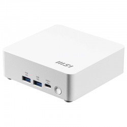 MSI Cubi NUC AI 1UMG-063EU Intel Core Ultra 5 125H 16 Go DDR5-SDRAM 512 Go SSD Windows 11 Home Mini PC Blanc 