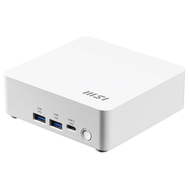 MSI Cubi NUC AI 1UMG-063EU Intel Core Ultra 5 125H 16 Go DDR5-SDRAM 512 Go SSD Windows 11 Home Mini PC Blanc 