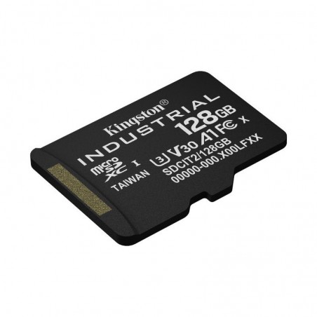 Kingston Technology Carte 128GB microSDXC Industrielle C10 A1 pSLC emballage individuel sans adaptateur 