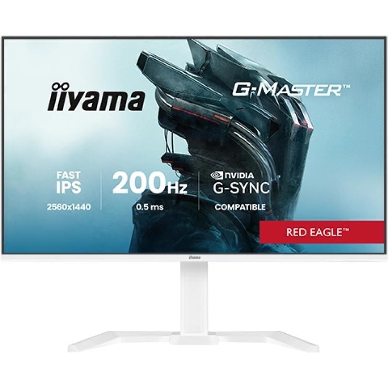 iiyama G-MASTER GB2771QSU-W1 écran plat de PC 68,6 cm (27") 2560 x 1440 pixels Wide Quad HD LCD Blanc 