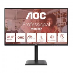 AOC E4 Q32E4U écran plat de PC 80 cm (31.5") 2560 x 1440 pixels Quad HD LED Noir 