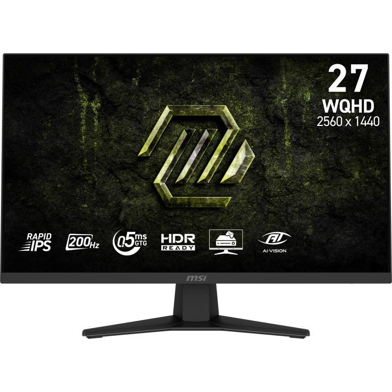 MSI MAG 274QF E20 écran plat de PC 68,6 cm (27") 2560 x 1440 pixels Wide Quad HD LCD Noir 