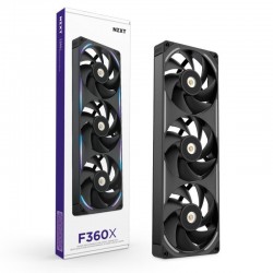 NZXT F360X Boitier PC Ventilateur 12 cm Noir 1 pièce(s) 