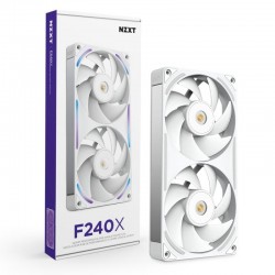 NZXT F240X Boitier PC Ventilateur 12 cm Blanc 1 pièce(s) 