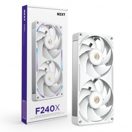 NZXT F240X Boitier PC Ventilateur 12 cm Blanc 1 pièce(s) 