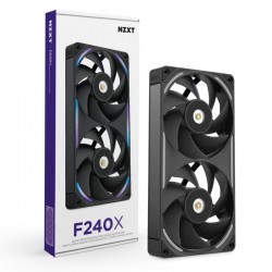 NZXT F240X Boitier PC Ventilateur 12 cm Noir 1 pièce(s) 