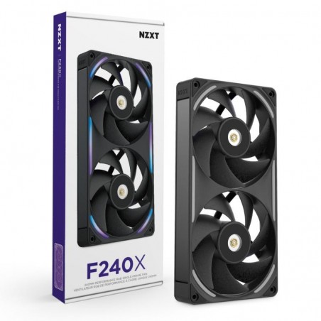 NZXT F240X Boitier PC Ventilateur 12 cm Noir 1 pièce(s) 