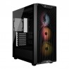 CORSAIR CORSAIR 3200D RS ARGB Mid-Tower PC Case, Black 