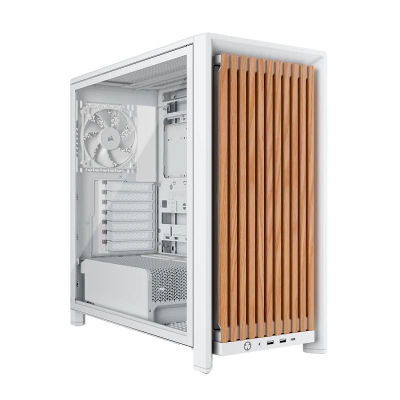 CORSAIR FRAME 4000D WOOD RS, WHITE 