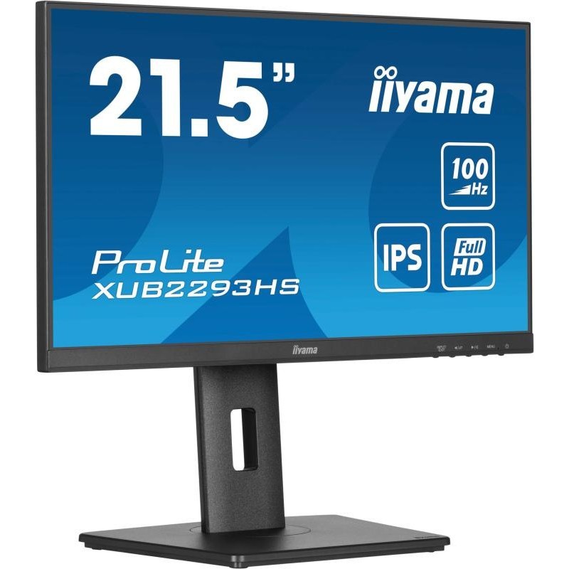 iiyama ProLite XUB2293HS-B6 écran plat de PC 54,6 cm (21.5") 1920 x 1080 pixels Full HD LED Noir 