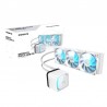 GIGABYTE EAGLE 360 ICE Système de Refroidissement Liquide pour CPU - 3x120mm Ventilateurs ARGB, écran LCD couleur 