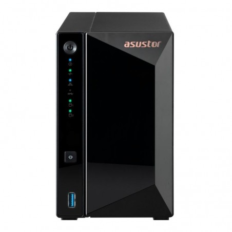 Asustor DRIVESTOR 2 Pro Gen2 AS3302T v2 NAS Realtek RTD1619B 2 Go DDR4 ADM Noir 