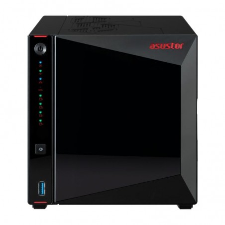 Asustor AS5404T serveur de stockage NAS Intel® Celeron® N5105 4 Go DDR4 0 To ADM Noir 