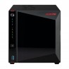 Asustor AS5404T serveur de stockage NAS Intel® Celeron® N5105 4 Go DDR4 0 To ADM Noir 