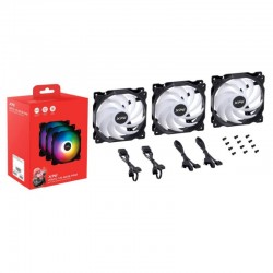 XPG VENTO 120 ARGB PWM Boitier PC Ventilateur 12 cm Noir 3 pièce(s) 