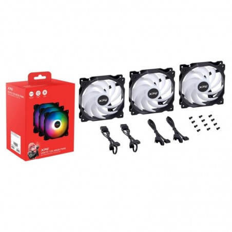 XPG VENTO 120 ARGB PWM Boitier PC Ventilateur 12 cm Noir 3 pièce(s) 
